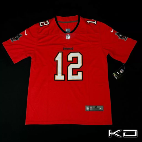 CAMISETA TAMPA BAY BUCCANEERS HOME GAME #12 BRADY