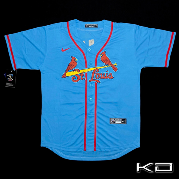 CHAQUETA SAINT LOUIS CARDINALS ALTERNATIVE AWAY UNIFORM #28 ARENADO