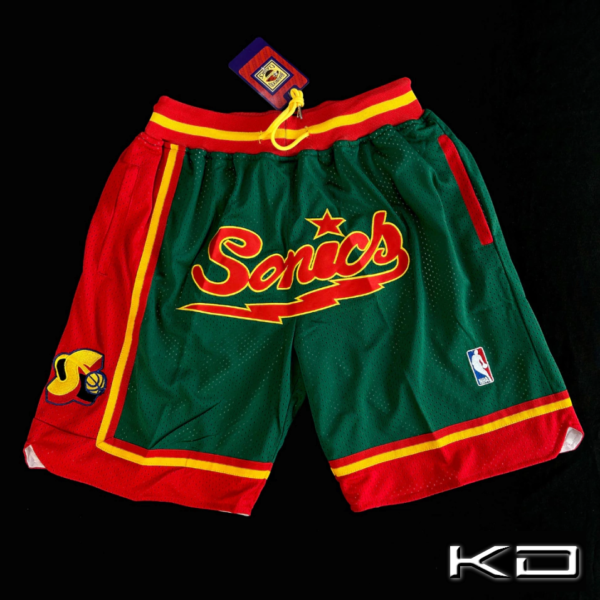 SHORT SEATTLE SUPERSONICS RETRO EDITION CON DETALLE