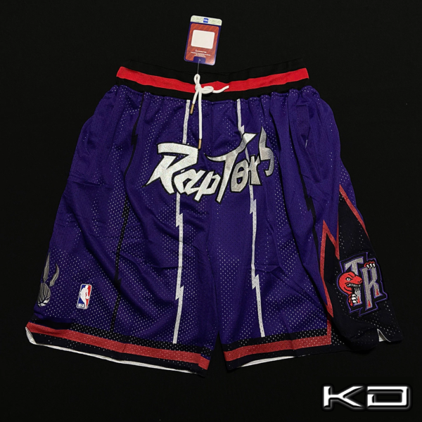 SHORT TORONTO RAPTORS AWAY UNIFORM RETRO EDITION