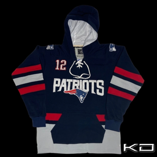 HOODIE NEW ENGLAND PATRIOTS #12 BRADY