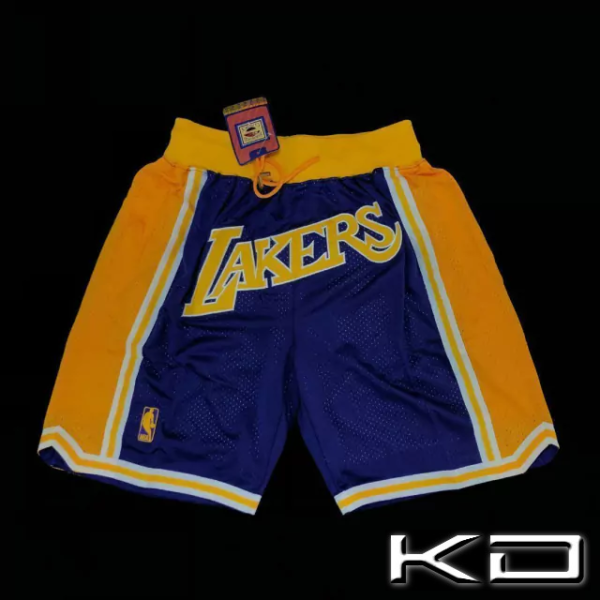 SHORT LOS ANGELES LAKERS AWAY GAME RETRO EDITION 96/97