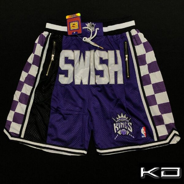 SHORT SACRAMENTO KINGS RETRO EDITION